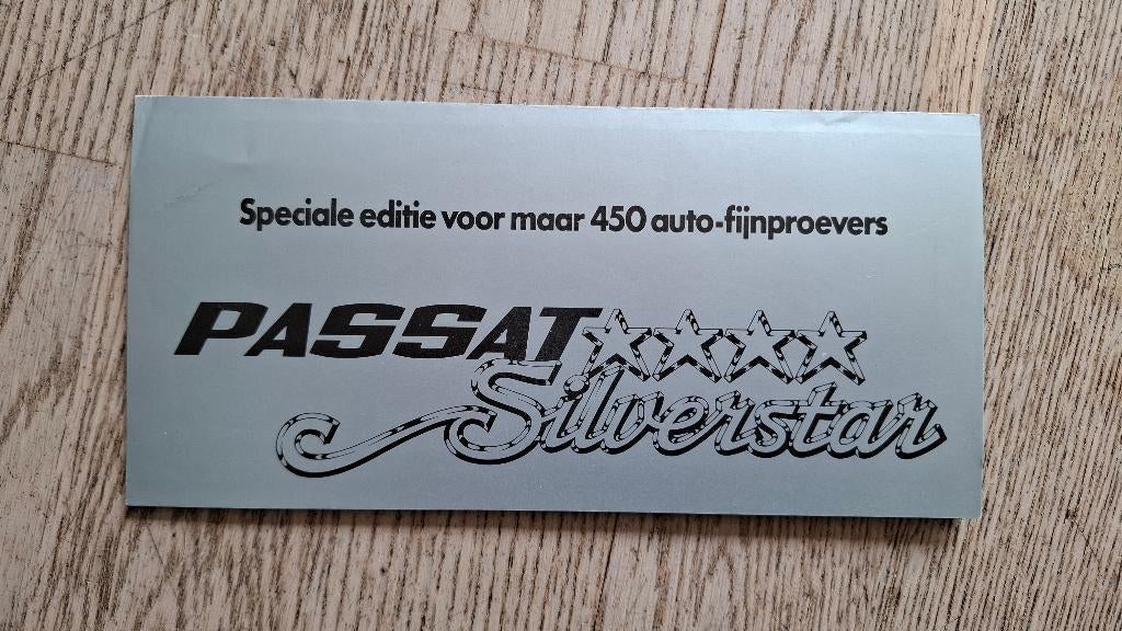 Volkswagen Passat Silverstar kleine folder 1982, Ophalen of Verzenden, Gelezen, Volkswagen