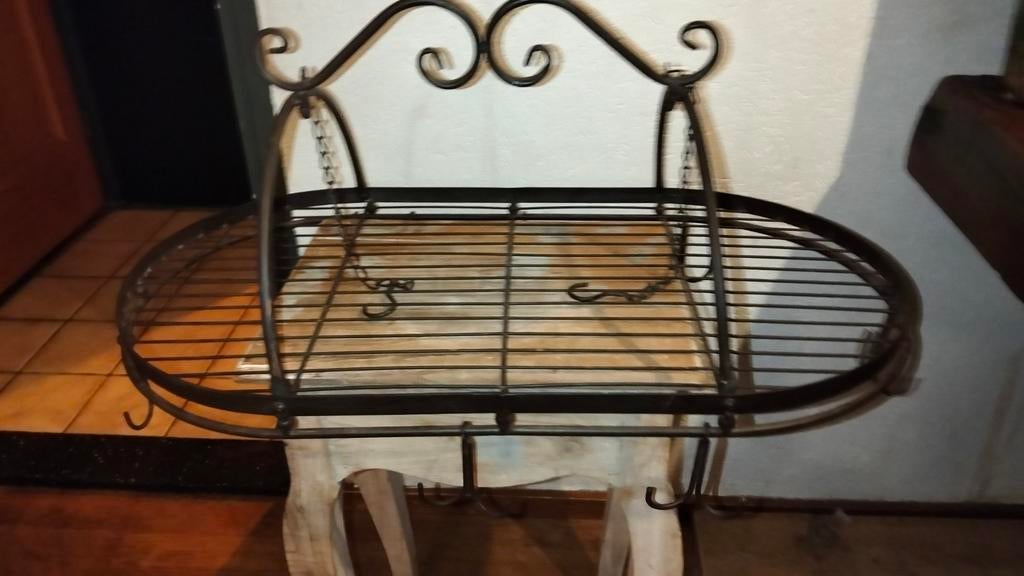 Brocante pannenrek keukenrek vleesrek rek, Ophalen