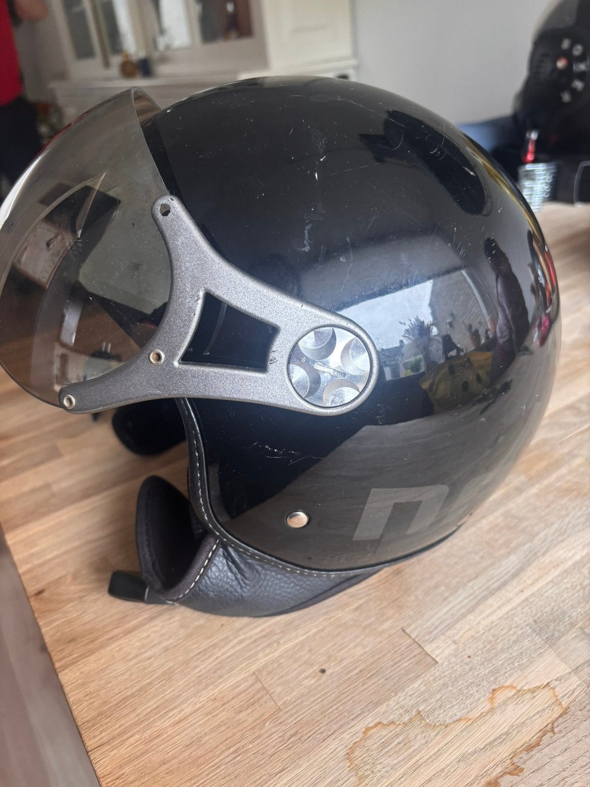Scooterhelm, Fietsen en Brommers, Brommerhelmen, Ophalen, Gebruikt, Large