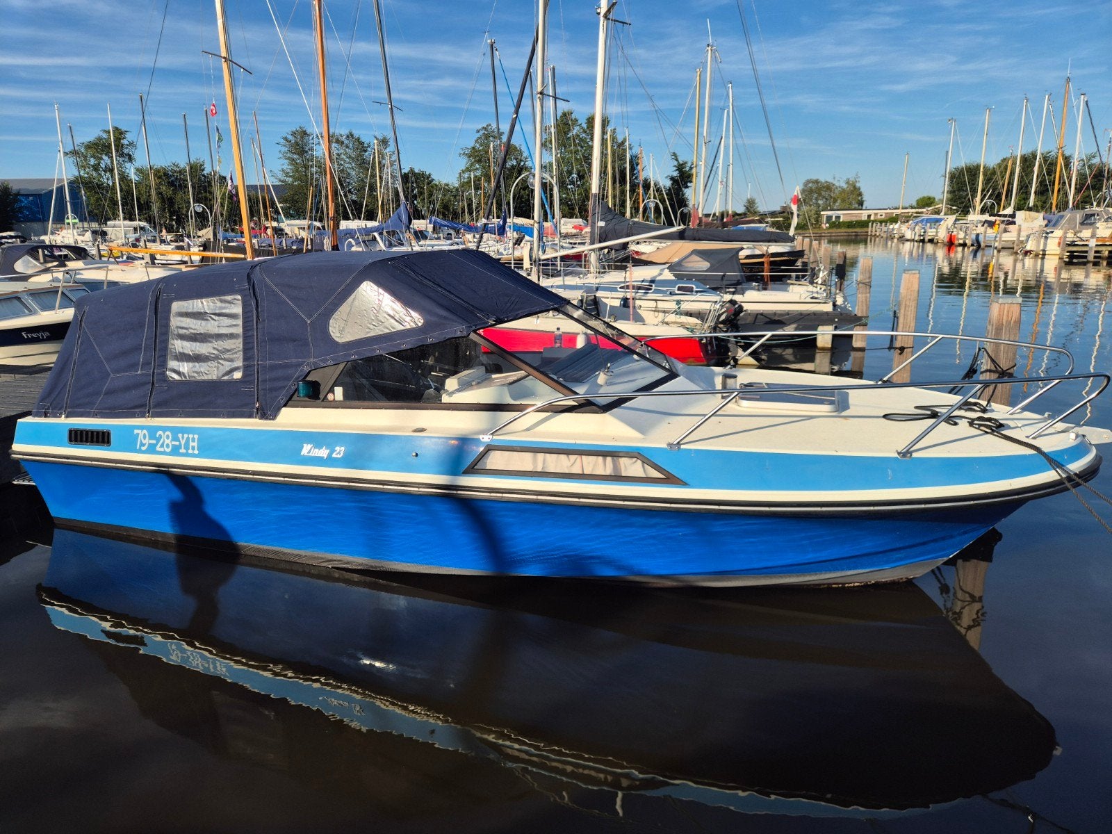 Windy 23 Speedboot motorboot, Ophalen, Gebruikt, Binnenboordmotor, Windy
