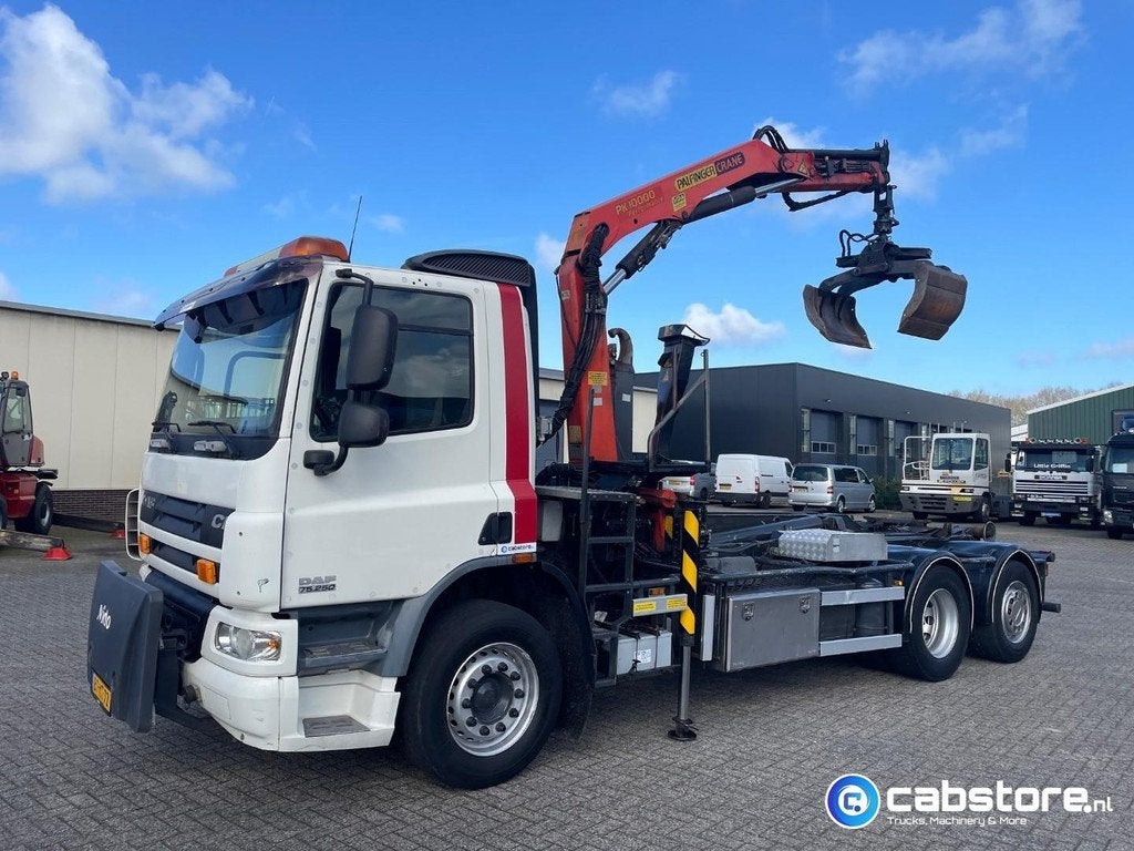 DAF FAN CF75 6x2 Euro 5 - Bouwjaar 2008 - Km stand 280.408 -, Auto's, Automaat, Euro 5, Stof, Radio