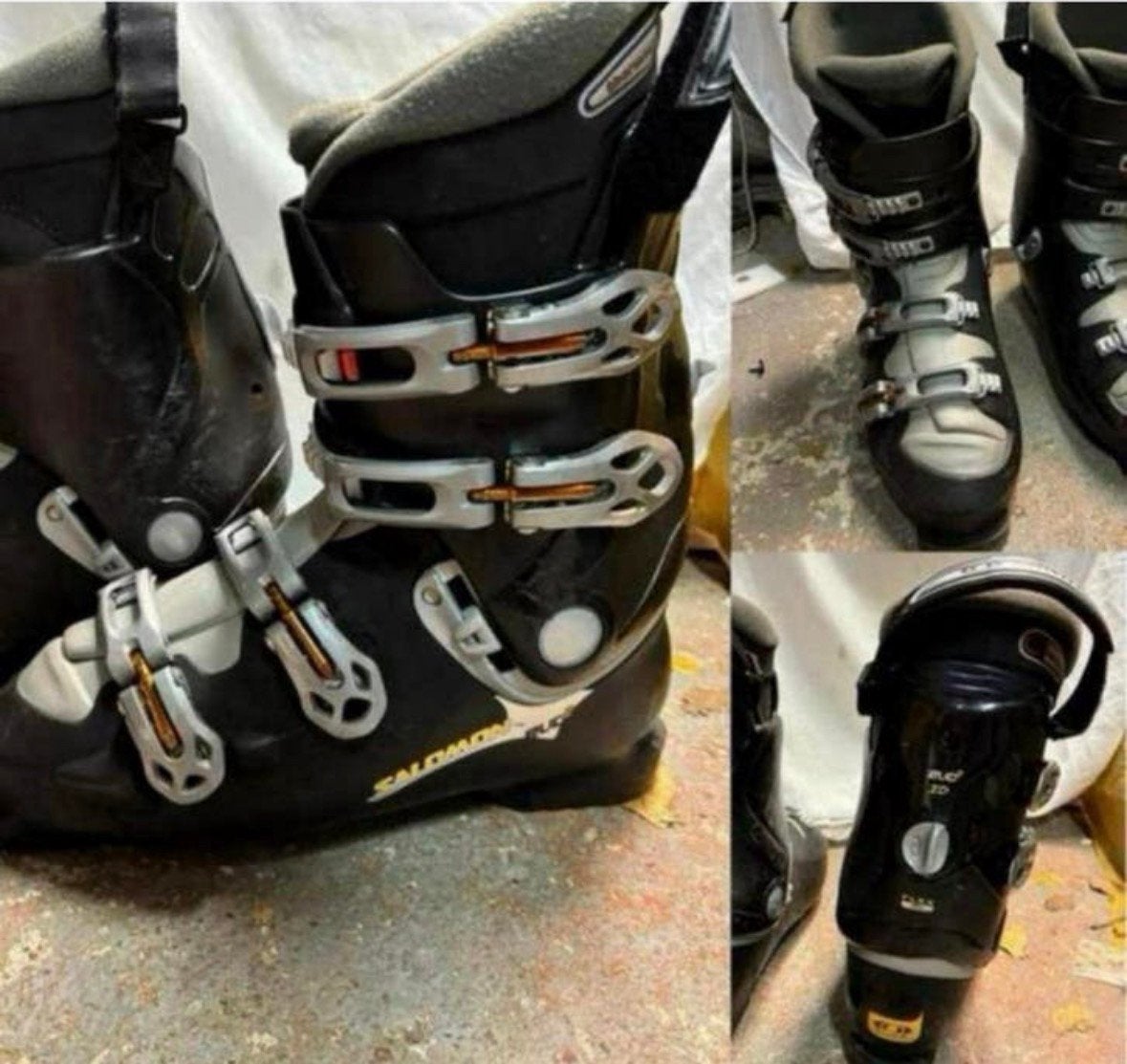 Ski schoen Salomon EUC2 TD schoenlengte 346 mm maat 44-45, 160 tot 180 cm, Schoenen, Zo goed als nieuw, Salomon
