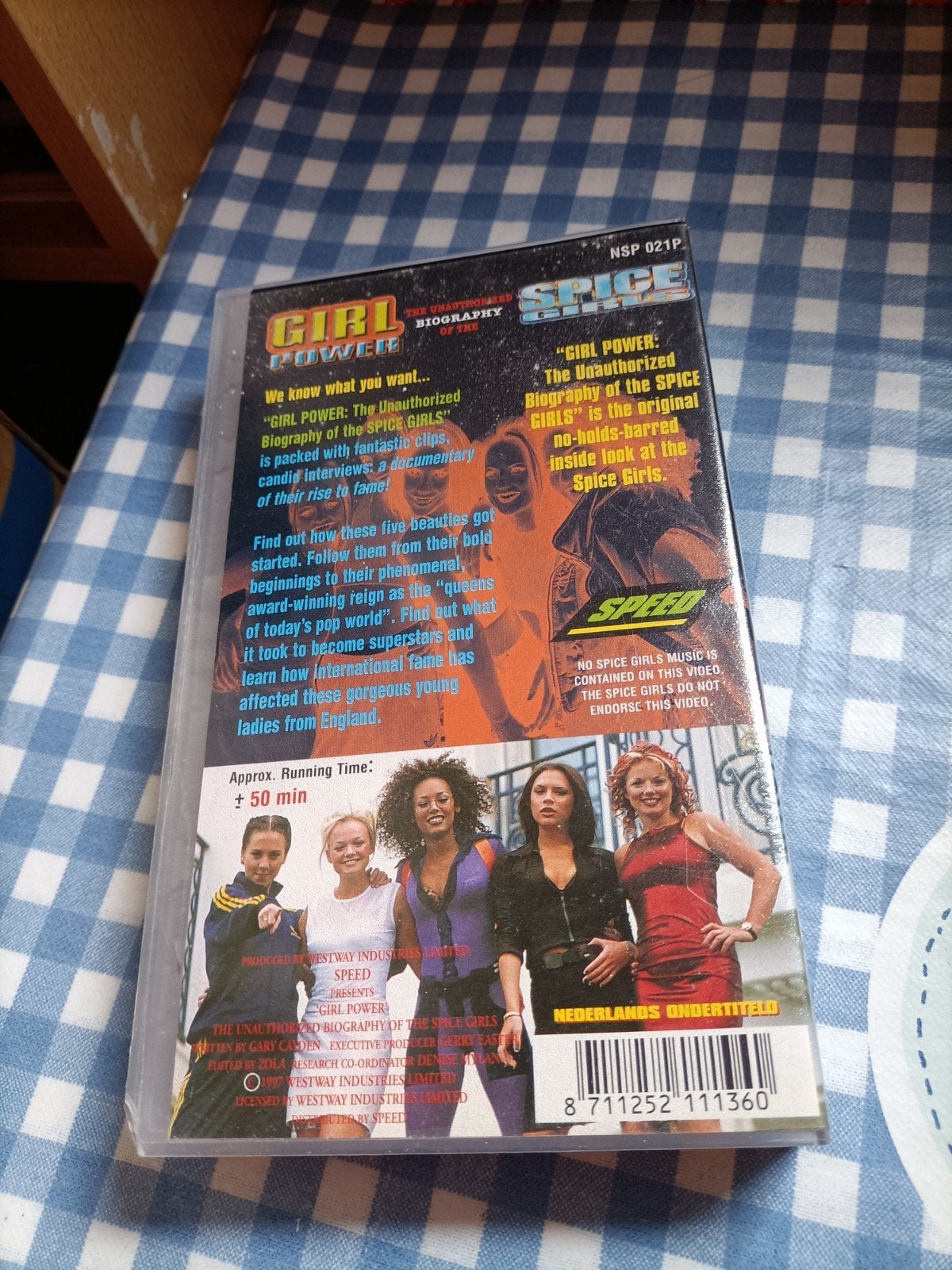 Spice Girls -Girl Power:The Unauthorized Biography VHS, Gebruikt, Alle leeftijden, Ophalen of Verzenden, VHS