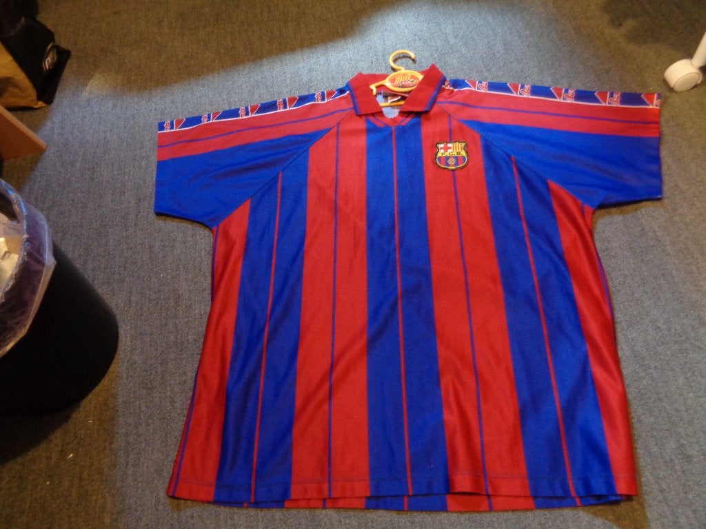 FC BARCELONA shirt maat XXL (FIGO), Maat XS of kleiner, Verzenden, Nieuw, Shirt