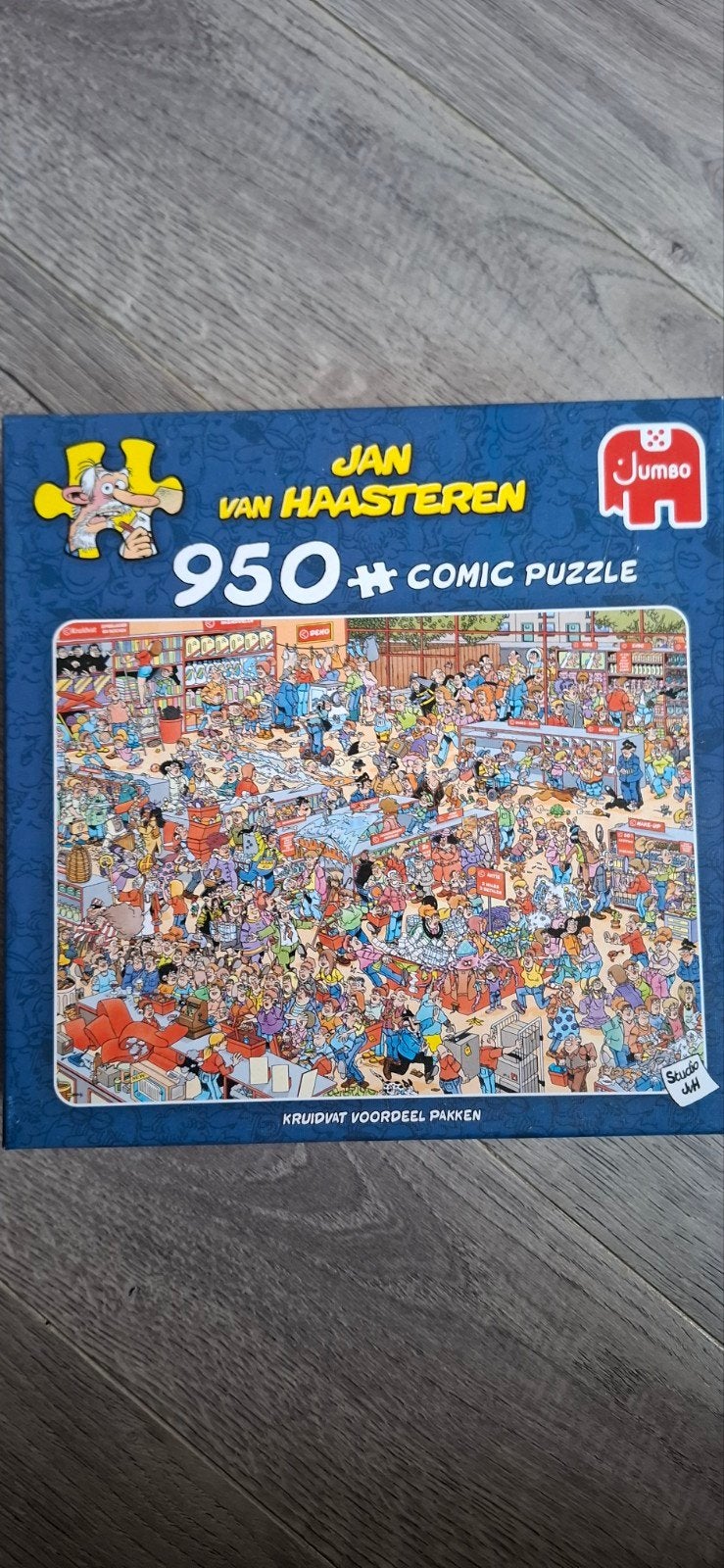 Jan van Haasteren 950 pieces Comic Puzzel - Kruidvat Voordee, Ophalen of Verzenden, 500 t/m 1500 stukjes, Gebruikt, Legpuzzel