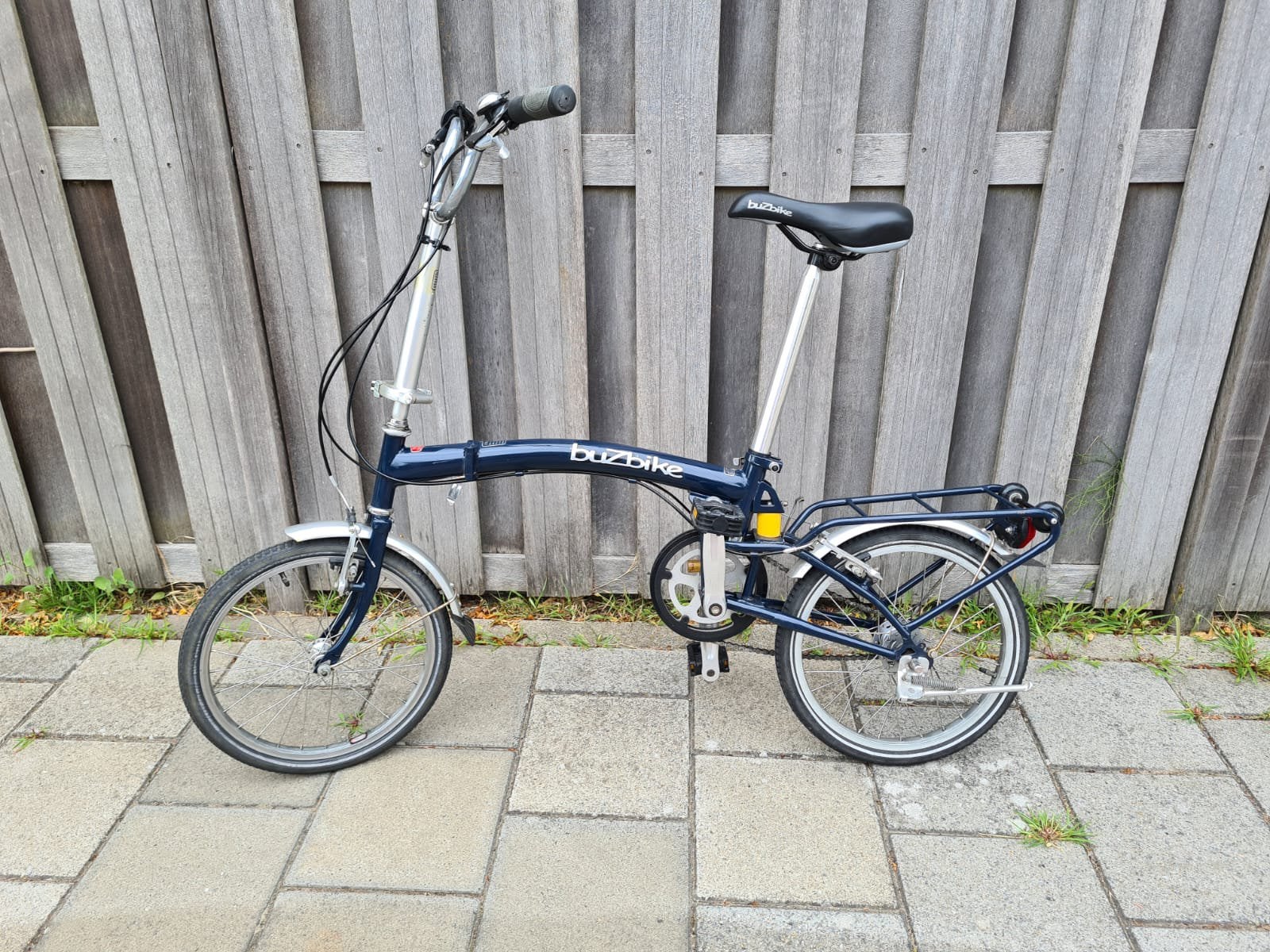 Buzbike volledig opvouwbaar : 3 versnellingen. Ophalen, Gebruikt, Velgrem, Versnellingen, Totaal opvouwbaar