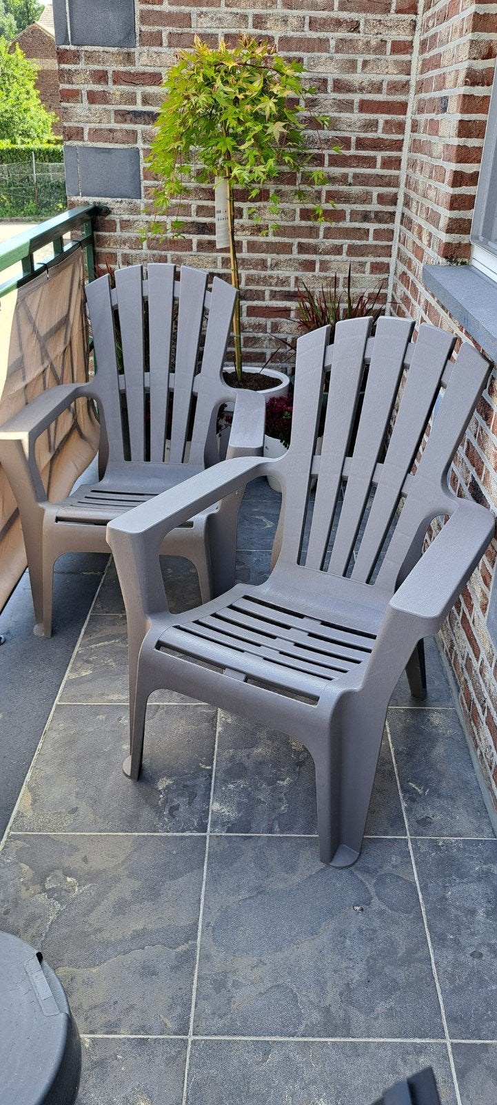 Loungestoel maryland, Ophalen, Zo goed als nieuw, Aluminium, Stapelbaar