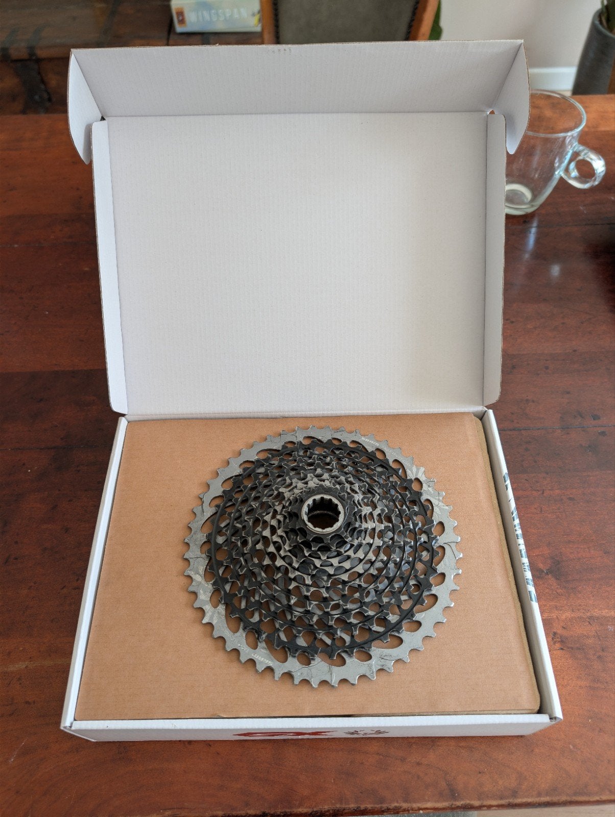 SRAM X01 XG1295 10-50 cassette + Red 40T x-sync voorbladen, Verzenden