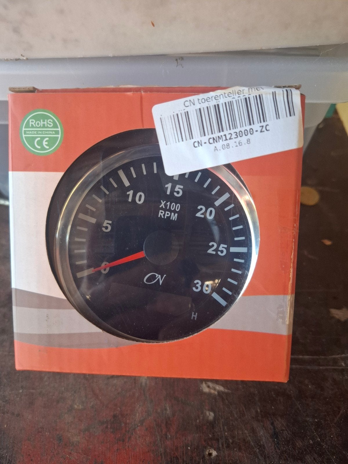 Nieuwe Toerenteller voor Bootmotor - CN-CNM123000-ZC, Ophalen of Verzenden, Nieuw, Motor en Techniek