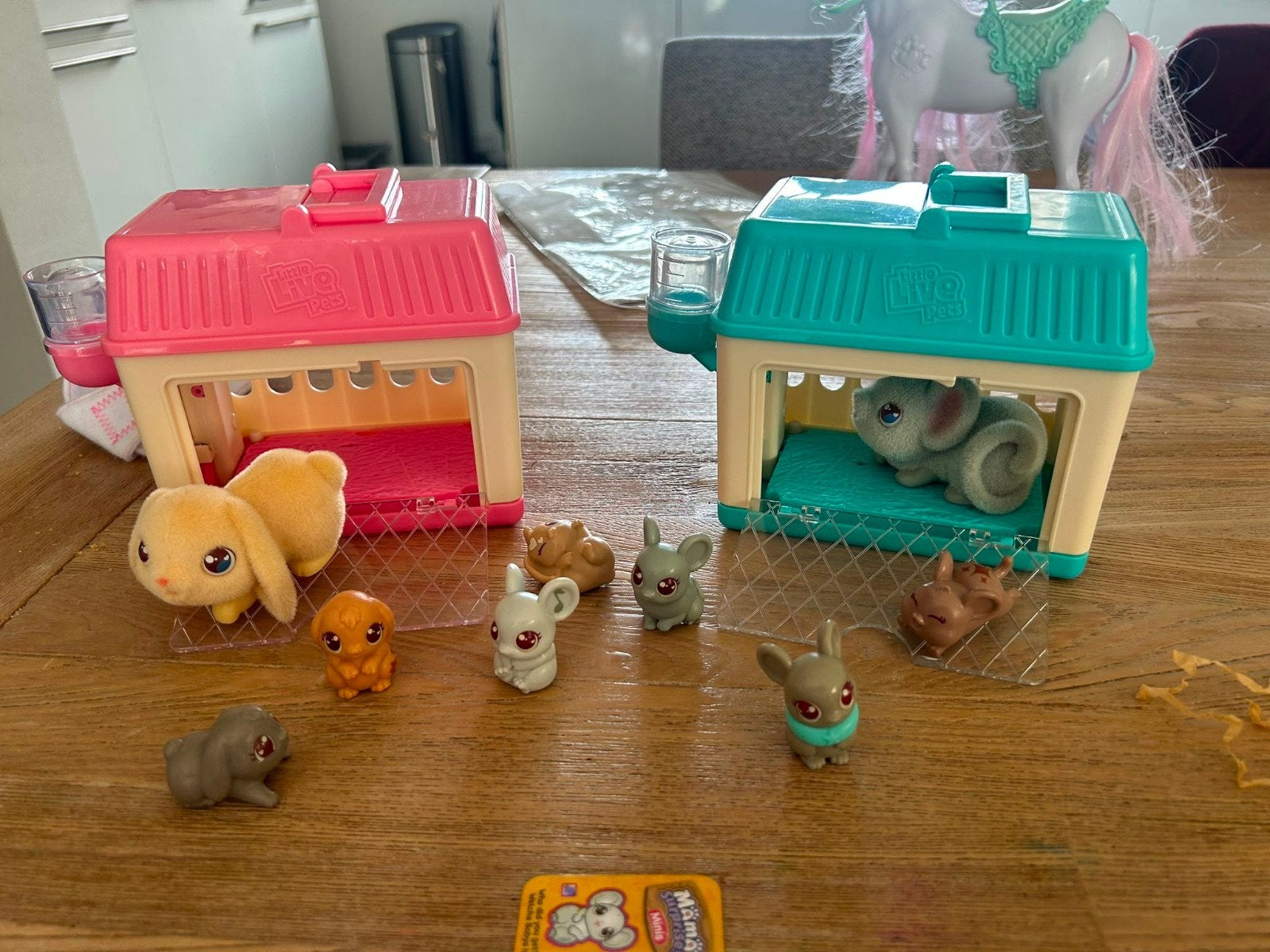 Mama Surprise Minis met draagkooien en accessoires, Ophalen of Verzenden, Gebruikt, Jongen of Meisje
