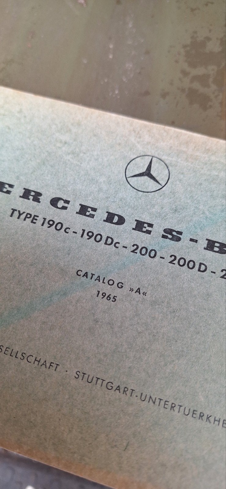 Mercedes-Benz Catalogus A 1965 W110 Heckflosse, Gelezen, Mercedes-Benz, Mercedes, Ophalen of Verzenden