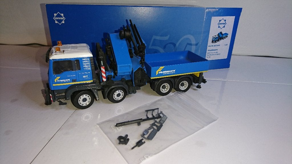MAN TGA 41.480 Felbermayr Palfinger Conrad, Ophalen, Zo goed als nieuw, Bus of Vrachtwagen, Conrad