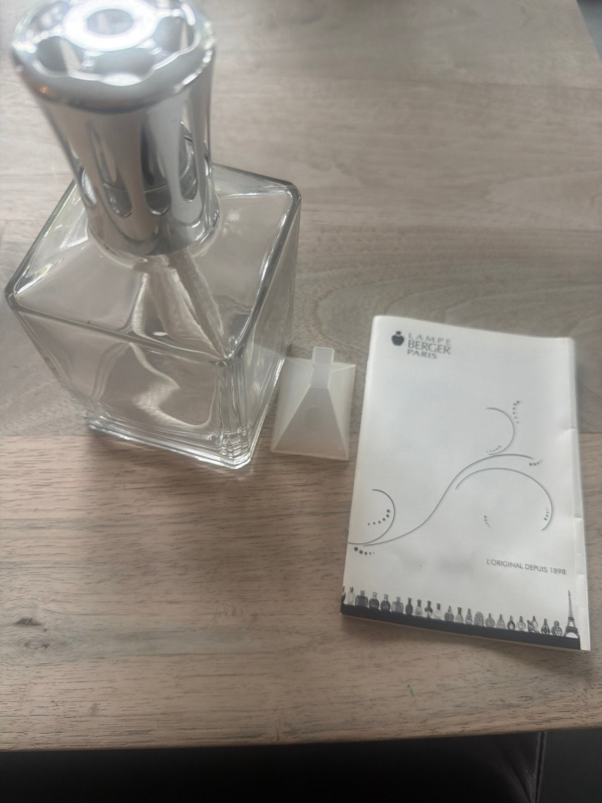 Lampe Berger Paris - Geurbrander, Ophalen, Zo goed als nieuw, Modern, Glas