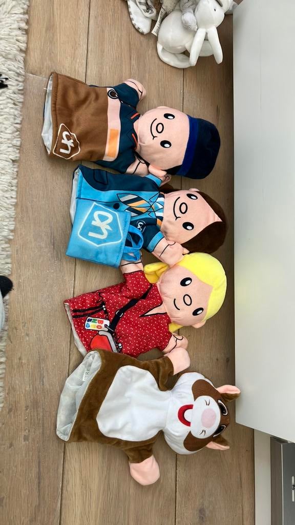Ah albert heijn hamster handpoppen, Wasbaar, Albert Heijn, Overige typen, Ophalen of Verzenden