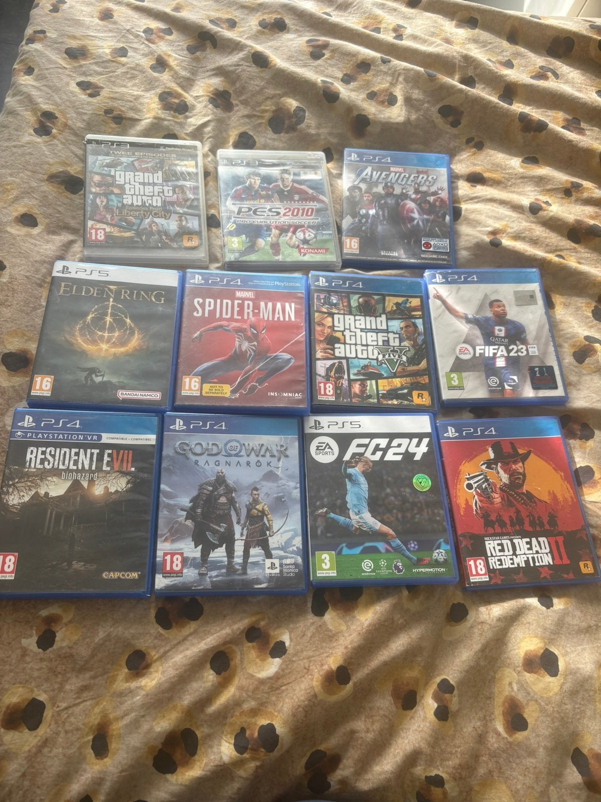 11 games bundel voor maar €100, Avontuur en Actie, Vanaf 18 jaar, 1 speler, Ophalen of Verzenden