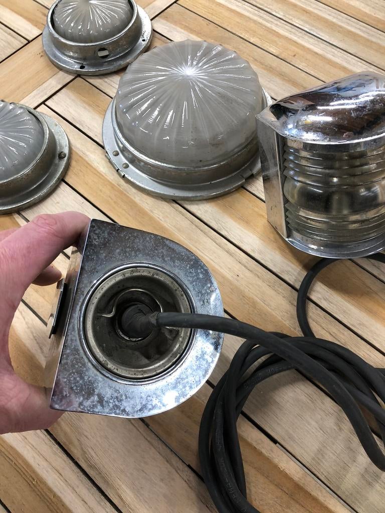 Verlichting  div vintage, Watersport en Boten, Ophalen, Zo goed als nieuw