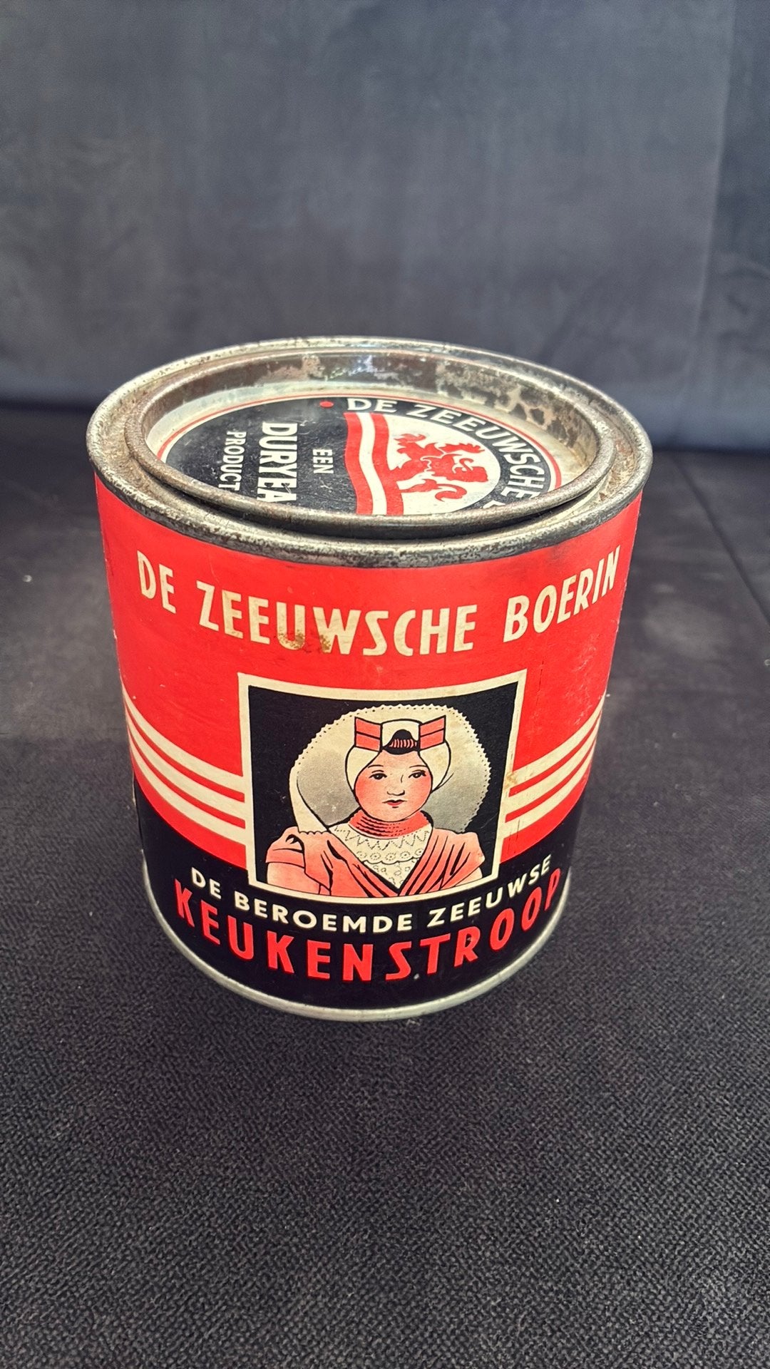 Oud blik zeeuwse keukenstroop, Verzamelen, Blikken, Ophalen of Verzenden, Zo goed als nieuw, Overige, Overige merken