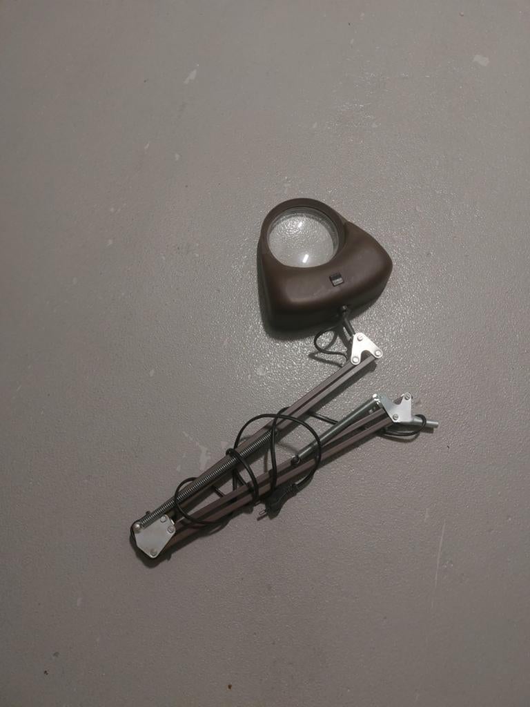 Vintage loeplamp, Antiek en Kunst, Ophalen of Verzenden