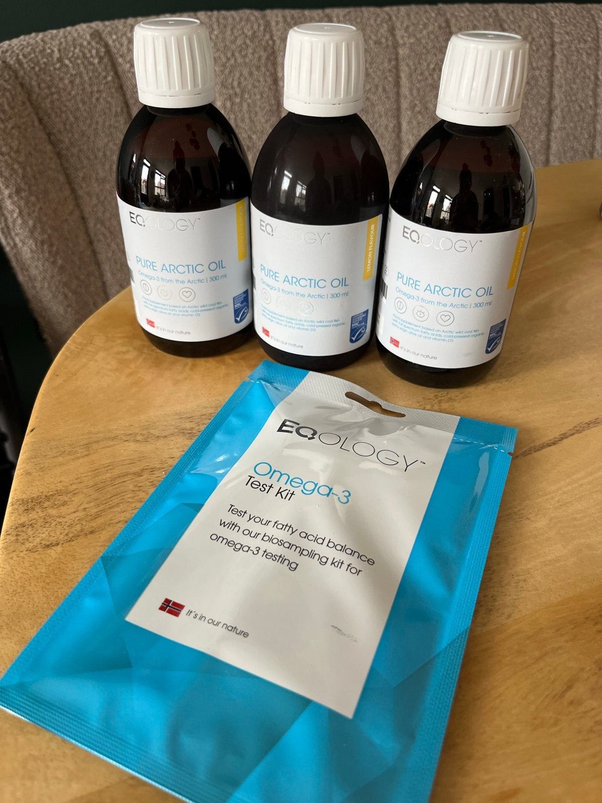 Eqology Visolie Pakket met Omega-3 Test Kit, Ophalen of Verzenden, Nieuw, Overige typen