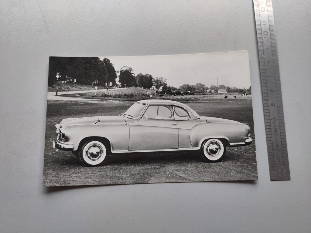 Borgward Isabella Coupé ansichtkaart (143), Auto diversen, Handleidingen en Instructieboekjes, Ophalen of Verzenden