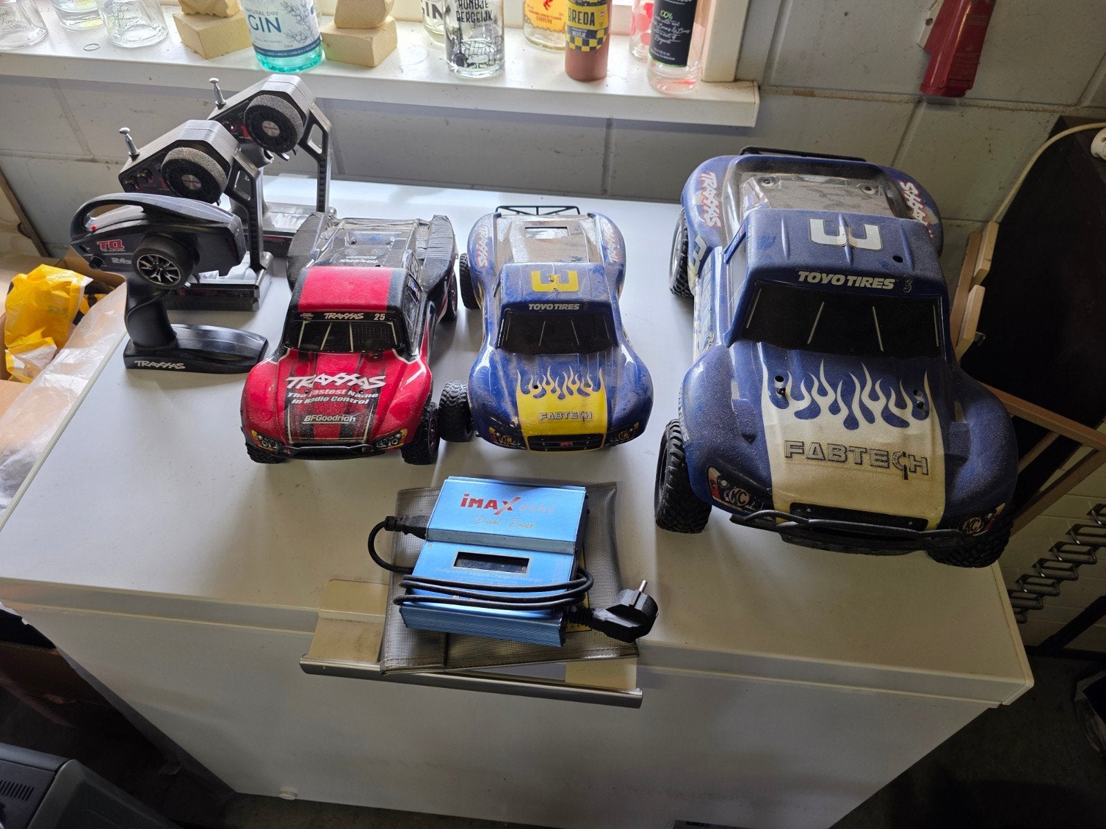 3 traxxas auto's, Ophalen, Gebruikt, Auto offroad