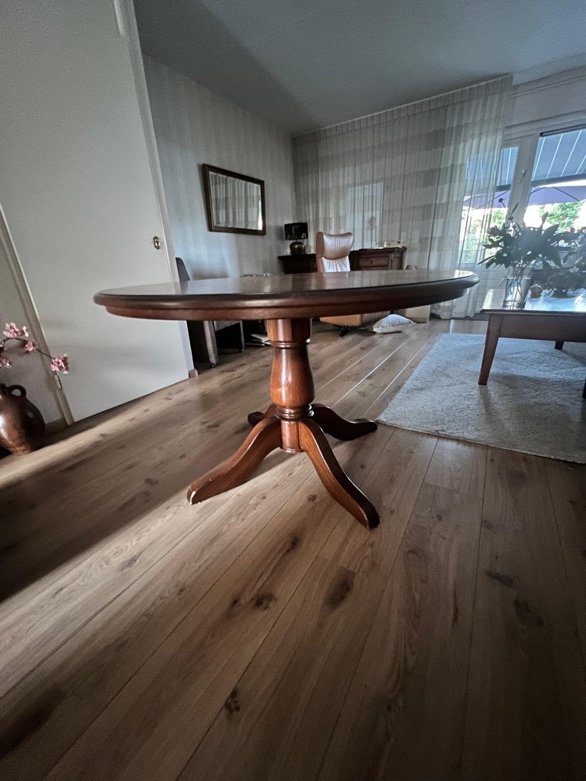 Eetkamertafel, Huis en Inrichting, Tafels | Eettafels, Gebruikt, 150 tot 200 cm, Kersenhout, Rechthoekig