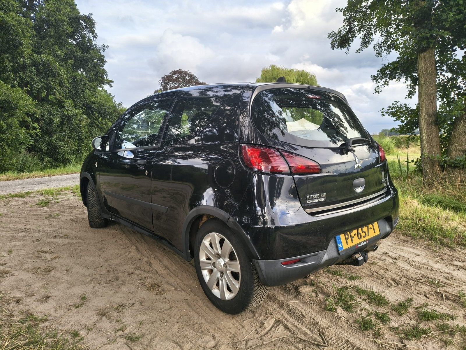 Mitsubishi Colt 1.3 Mivec CZ3 2011 Zwart, Voorwielaandrijving, Stof, Bedrijf, Handgeschakeld