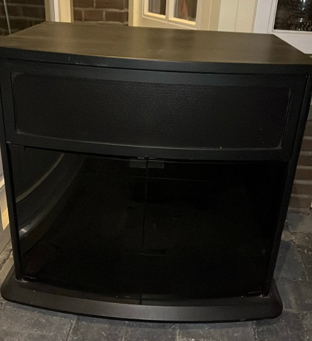 Gratis vintage tv meubel , millennium, Ophalen, Zo goed als nieuw