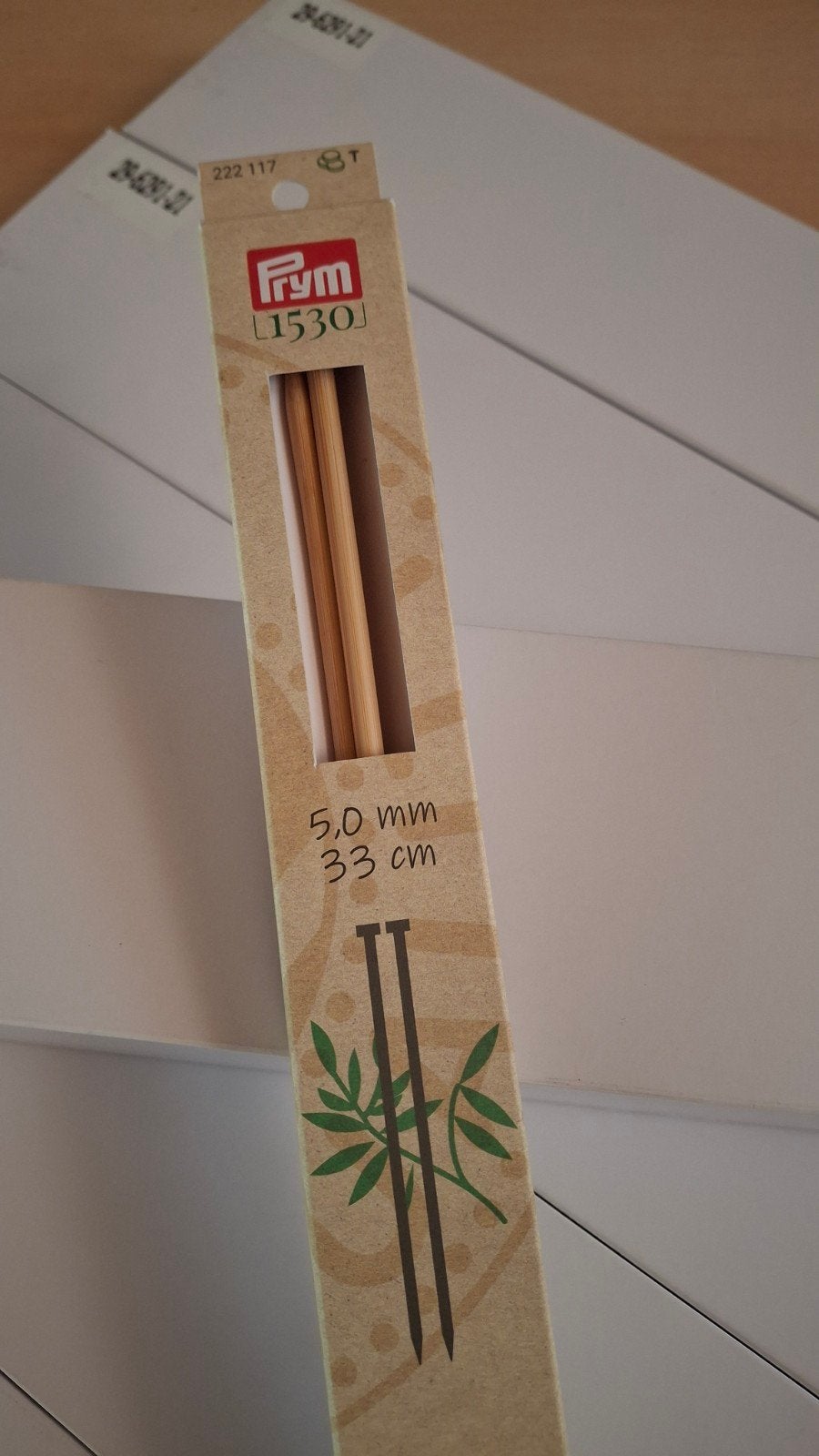 30 paar nieuwe Prym bamboe breinaalden 5.0 mm, 33 cm, Ophalen of Verzenden, Nieuw, Breien, Naald