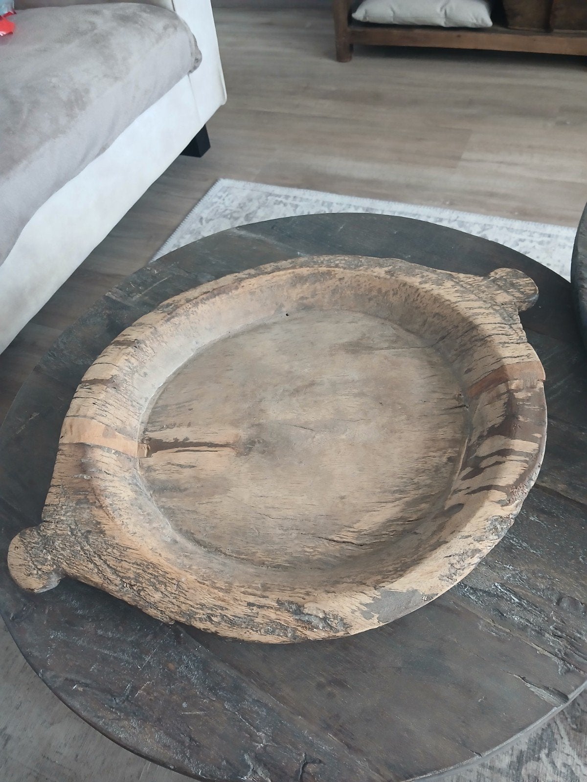 chapati bord, sober landelijk., Ophalen, Zo goed als nieuw, Rond, Hout