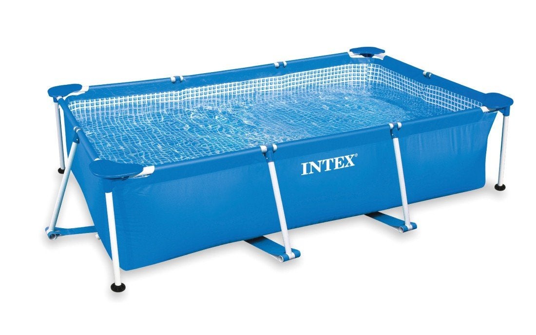 Intex Zwembad 2.2x1.5m met buizenframe compleet, Ophalen, Gebruikt, Minder dan 80 cm, Minder dan 200 cm
