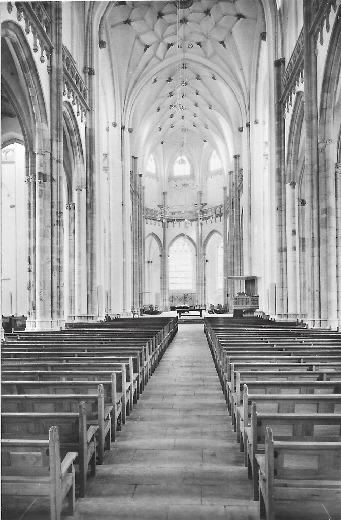 AK Arnhem - St. Eusebiuskerk, Schip- en Koor, Verzenden, 1940 tot 1960, Ongelopen, Gelderland