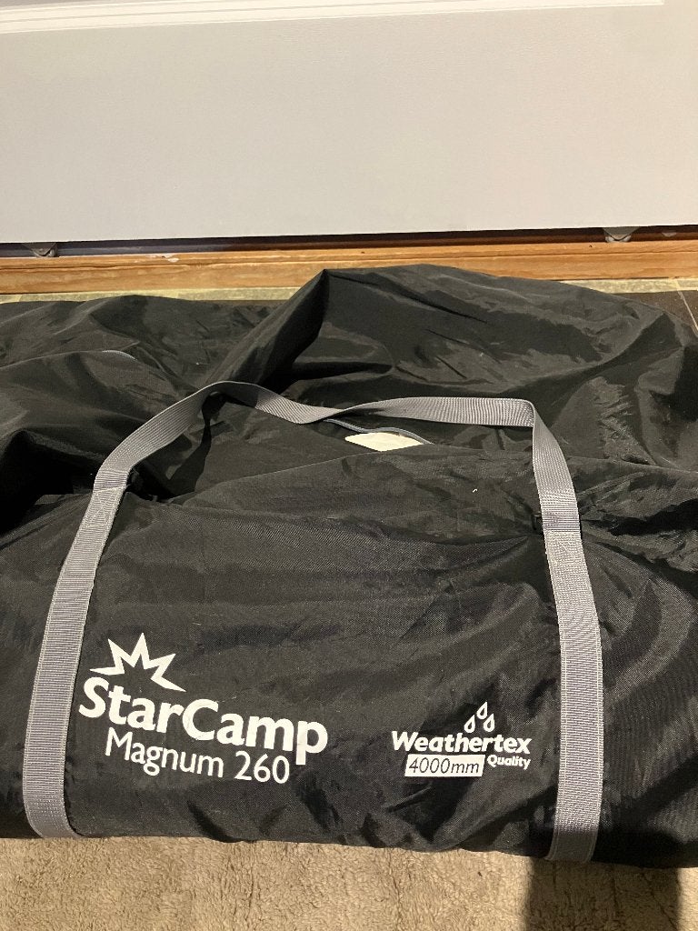 Voortent StarCamp Magnum 260 (deeltent) lichtgewicht, Ophalen, Gebruikt, Polyester, Starcamp