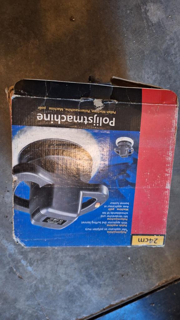 Polijstmachine 24cm - Voor auto, boot of meubels, Ophalen of Verzenden, Gebruikt, Minder dan 600 watt, Overige typen
