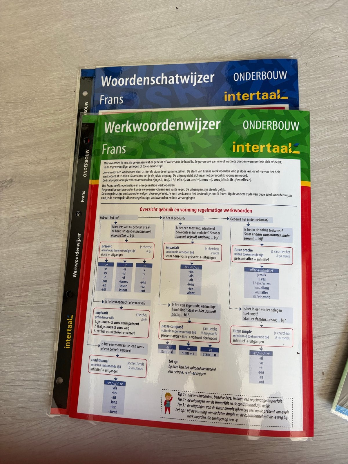 Intertaal Grammatica- en Werkwoordenwijzers (Frans, Duits, E, Ophalen, Alpha, Nieuw, Overige niveaus