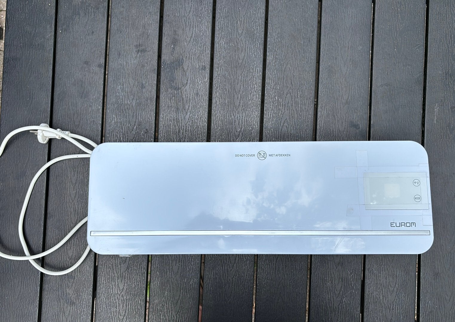 Eurom Sani Wallheat 2000 WiFi wandkachel, 30 tot 80 cm, Gebruikt, Kachel, Ophalen of Verzenden