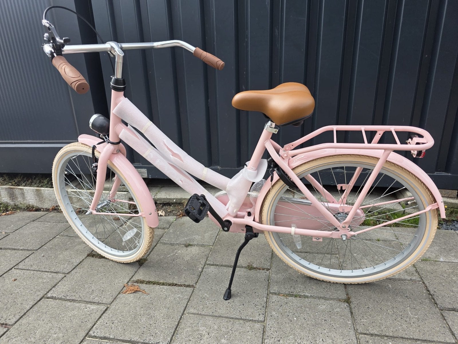 Roze Damesfiets met Lage Instap, Fietsen en Brommers, Terugtraprem, (Extra) lage instap, Zo goed als nieuw, 50 tot 53 cm