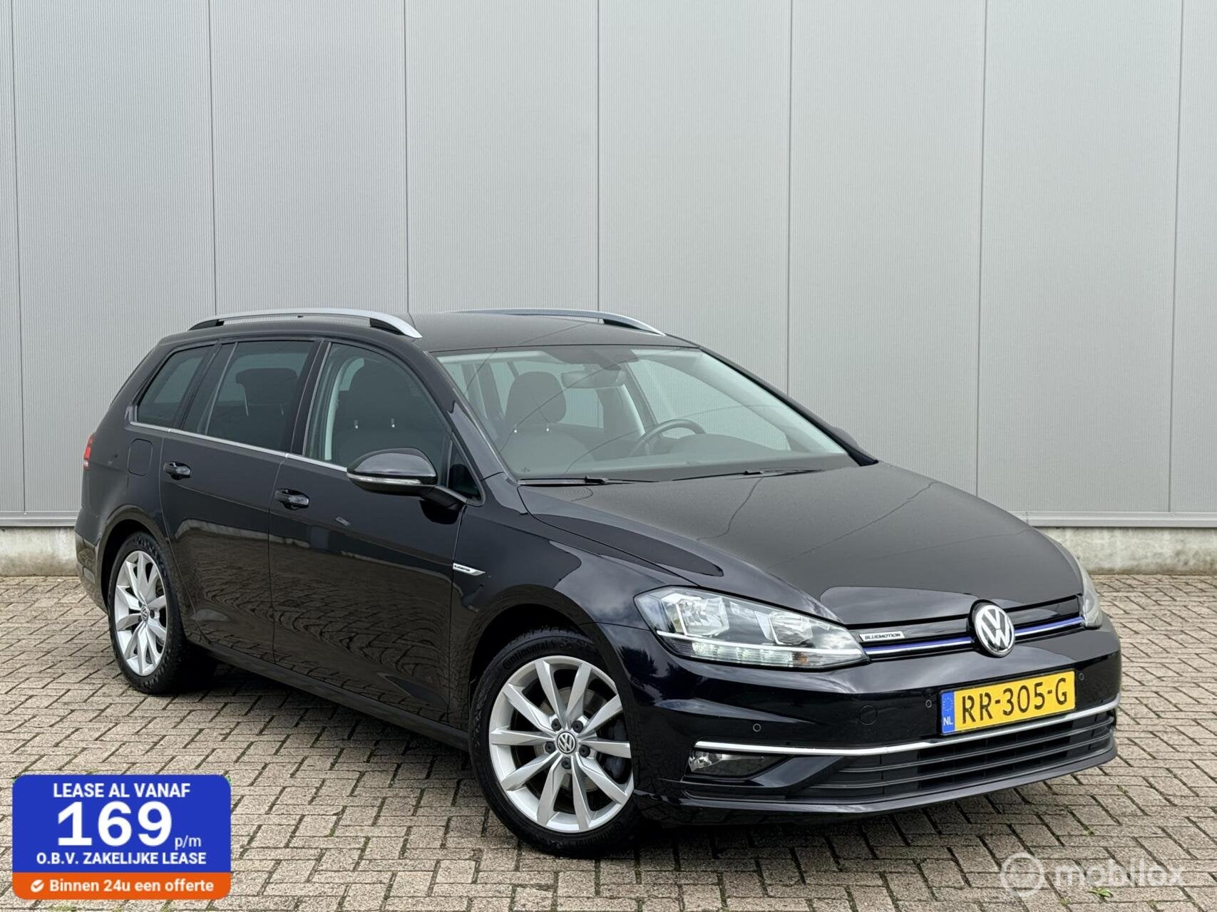 Volkswagen Golf Variant 1.5 TSI Highline, 4 cilinders, Zwart, Origineel Nederlands, Golf Variant