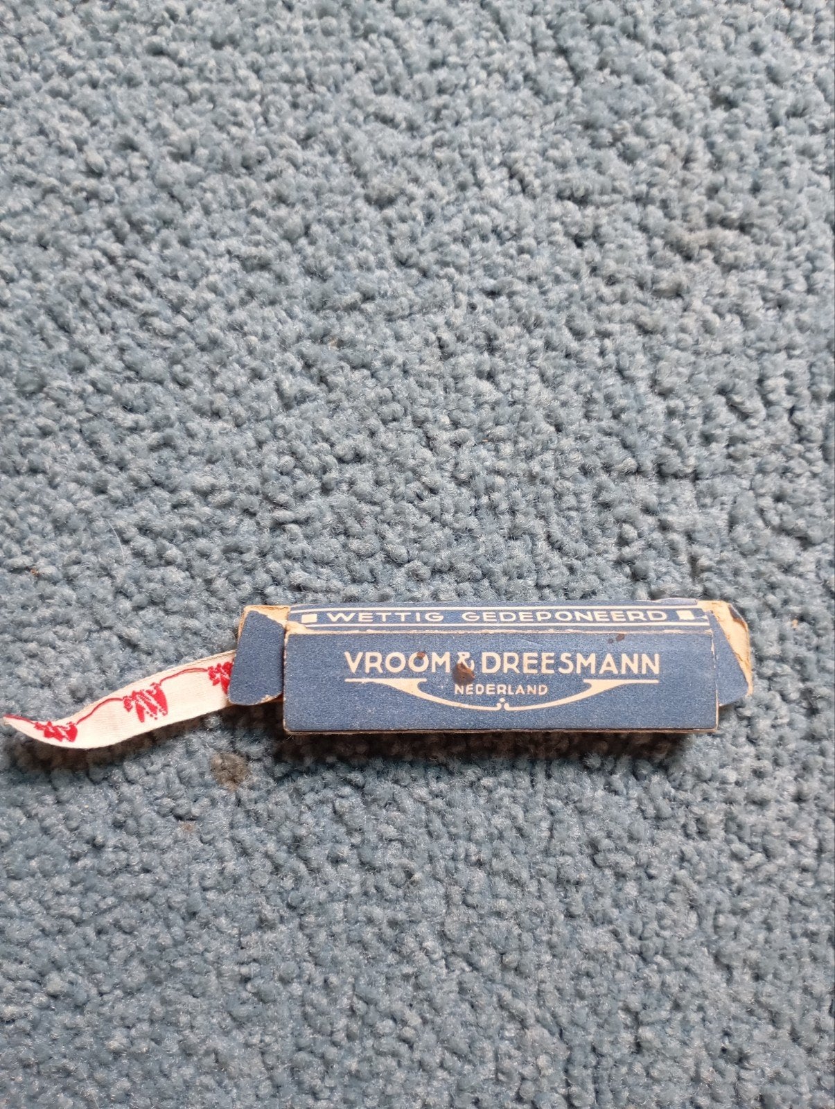 Vintage Vroom en Dreesmann Merk Letter label, Ophalen of Verzenden