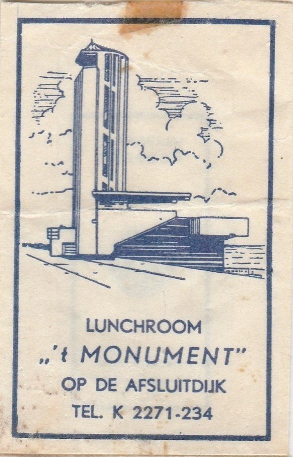 't Monument op de Afsluitdijk - lunchroom, Ophalen of Verzenden