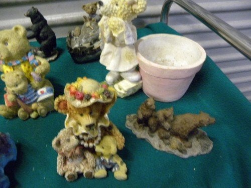 Beelden van beren, 10 stuks, groot, verschillende, Verzamelen, Beelden en Beeldjes, Ophalen of Verzenden