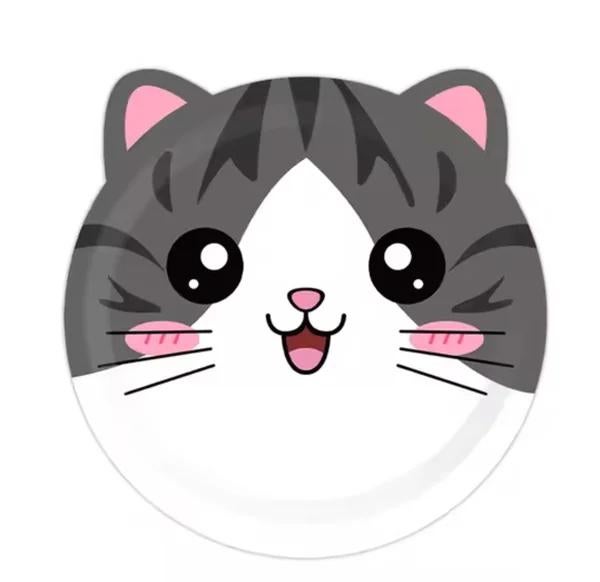 10 bordjes met katten afbeelding, Nieuw, Ophalen of Verzenden, Info@sweet-one.nl, Sweet-One