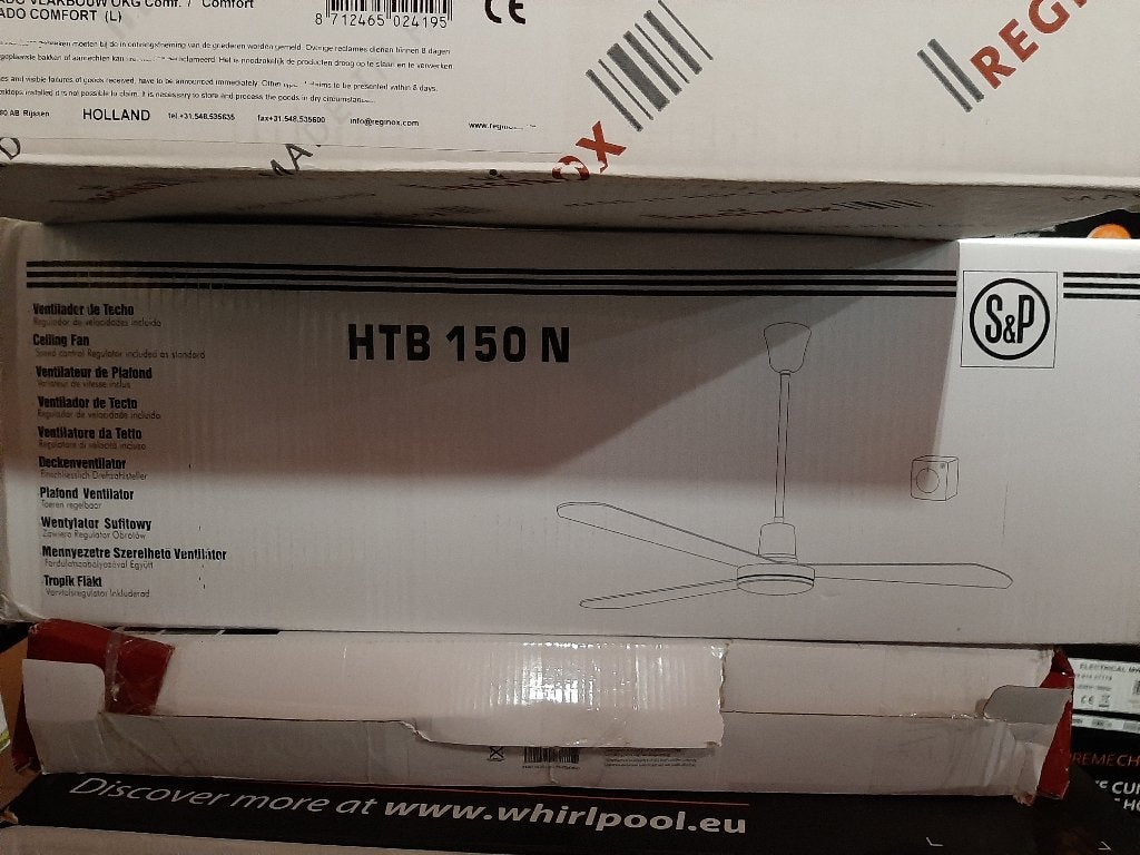 plafond ventilator, Ophalen, Nieuw, Plafondventilator