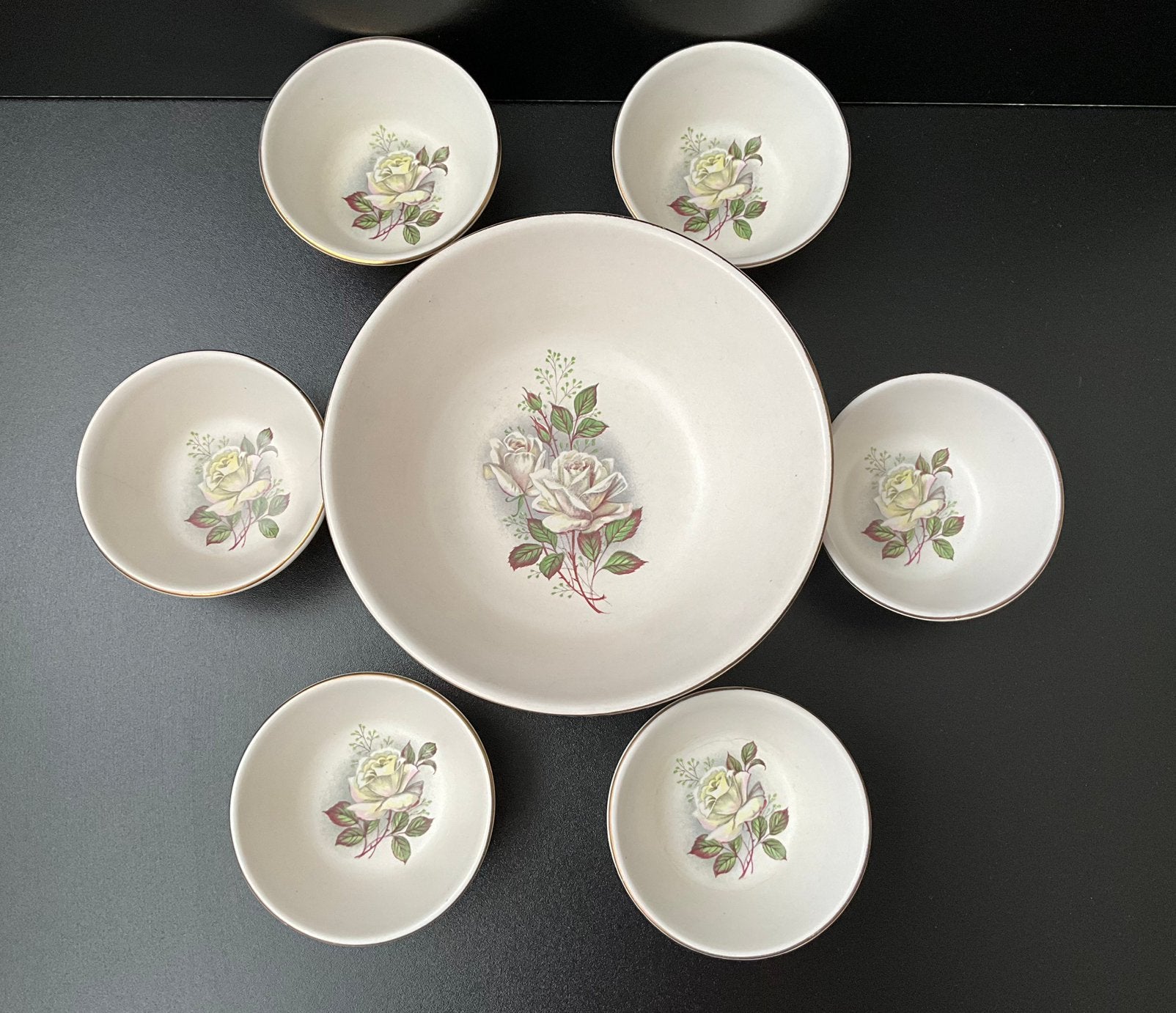 Schalenset 7 - delig van Flora Gouda Holland, Ophalen
