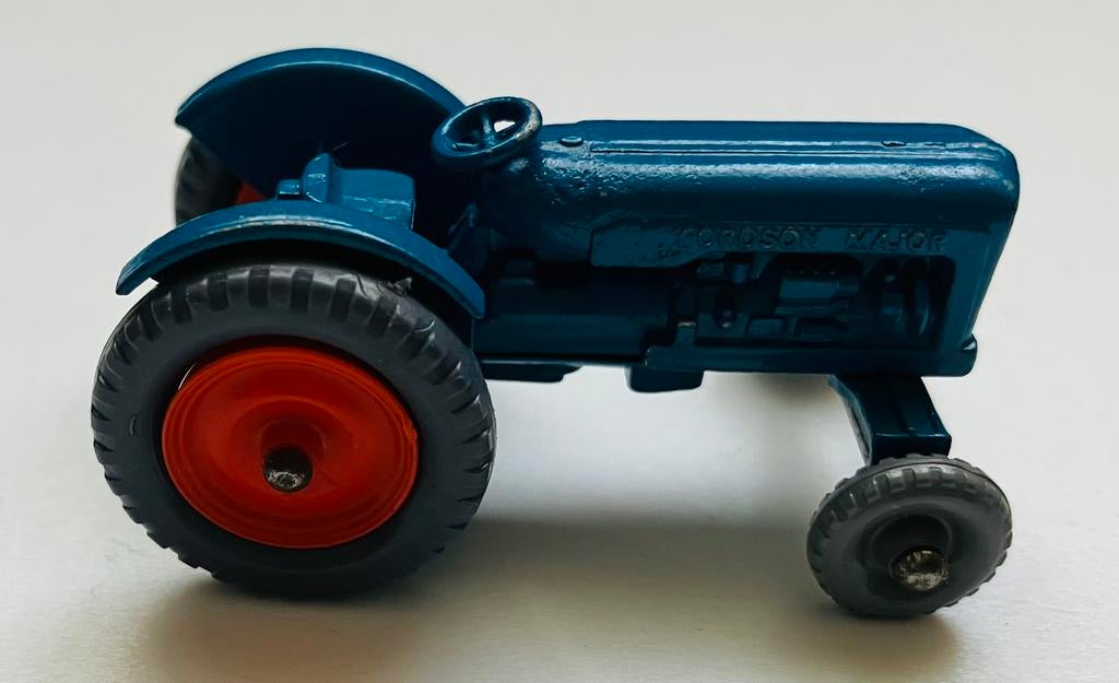 Matchbox No. 72 Fordson Major Tractor met GPW, Ophalen of Verzenden, Zo goed als nieuw, Hijskraan, Tractor of Landbouw, Lesney