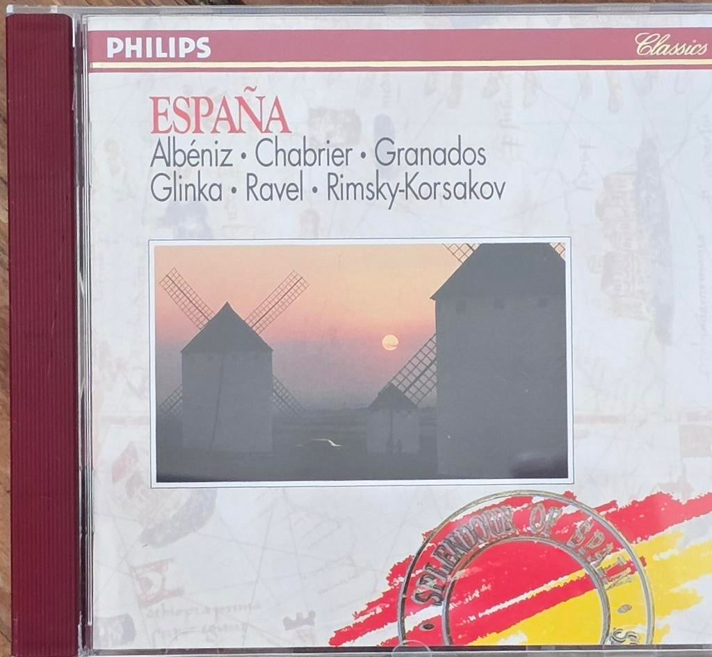 España - Klassieke Spaanse muziek CD (Philips Classics), Ophalen of Verzenden, Romantiek, Zo goed als nieuw, Orkest of Ballet