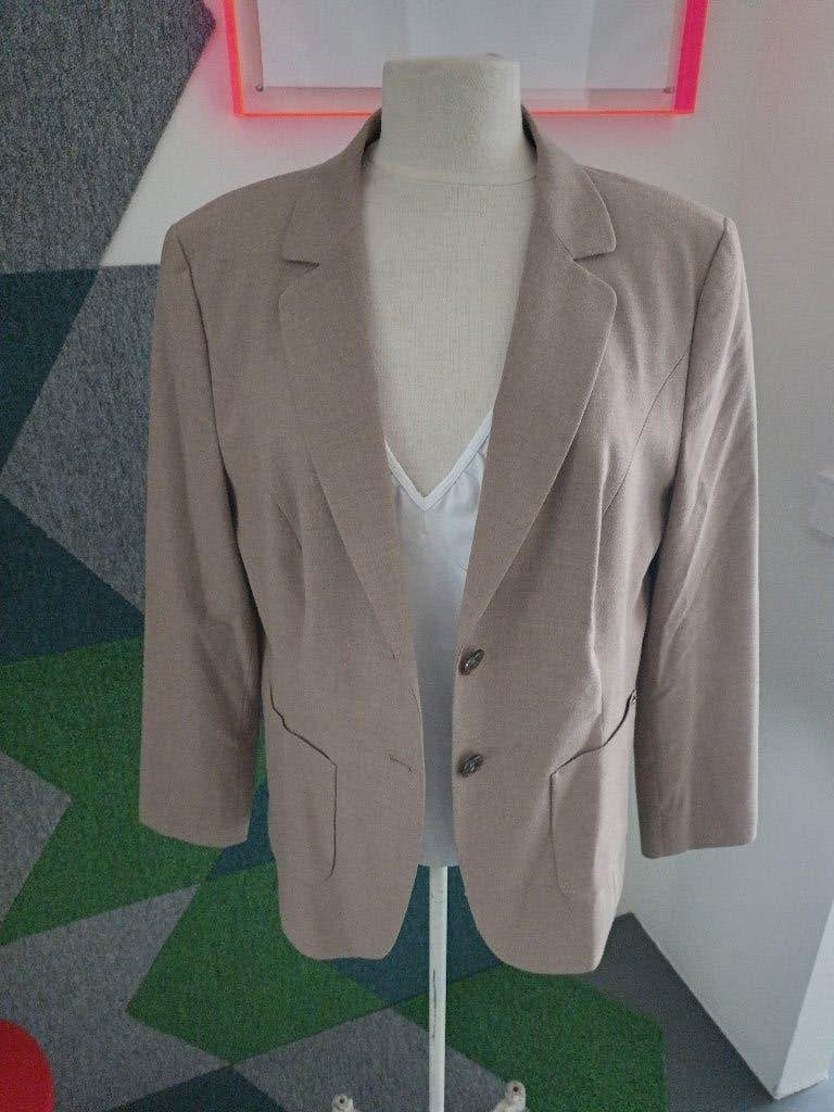 Taifun Colbertje - Taupe/Leverkleurig - Maat 44/46, Bruin, Maat 46/48 (XL) of groter, Ophalen of Verzenden, Zo goed als nieuw