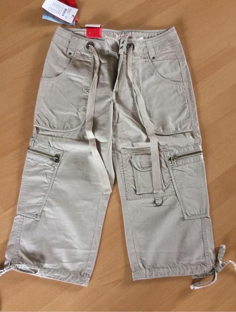 Nieuw met kaartje Jackpot maat 34 S stoere 3/4 broek, Beige, Nieuw, Ophalen of Verzenden, Driekwart