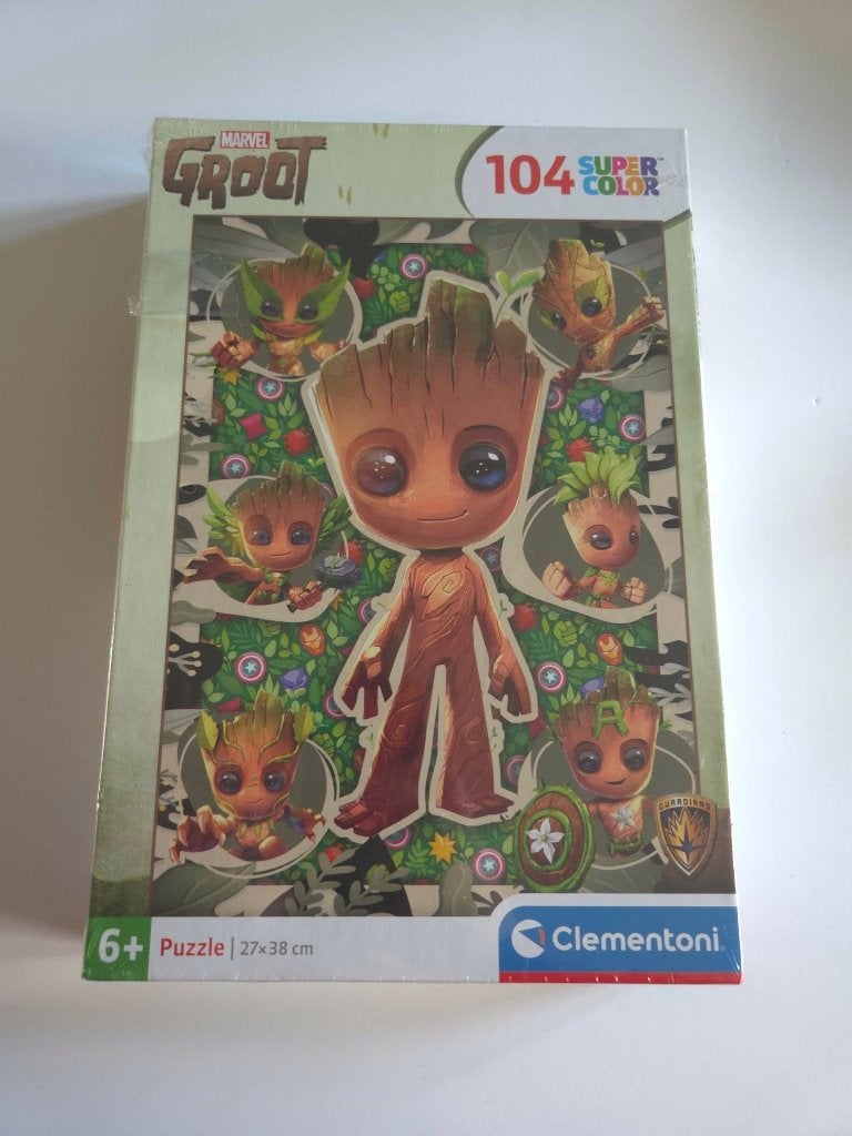Puzzel - Marvel - Groot - 104 stukjes, Ophalen of Verzenden, Meer dan 50 stukjes, Nieuw, 6 jaar of ouder