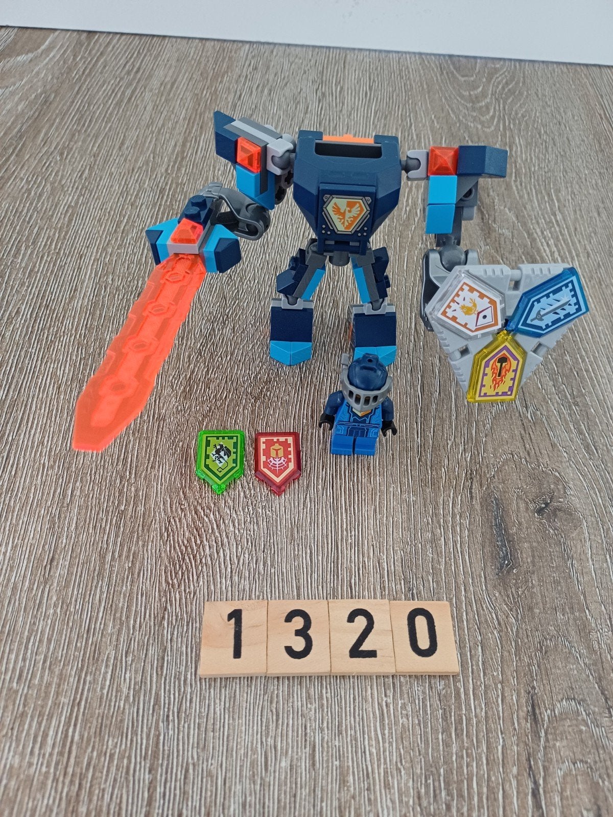 Lego Nexo Knights Strijdharnas Clay 70362, Ophalen of Verzenden, Zo goed als nieuw